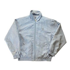 Vintage Caesars Bomber Jacket Blue Medium